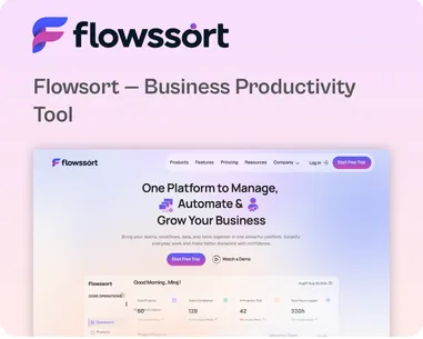Flowssort — business productivity tool