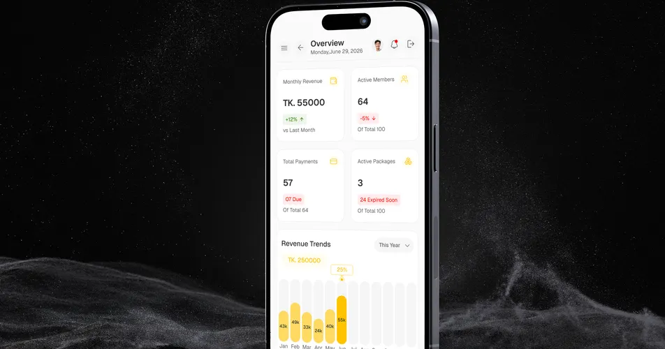 The FitSSort app running on an iPhone