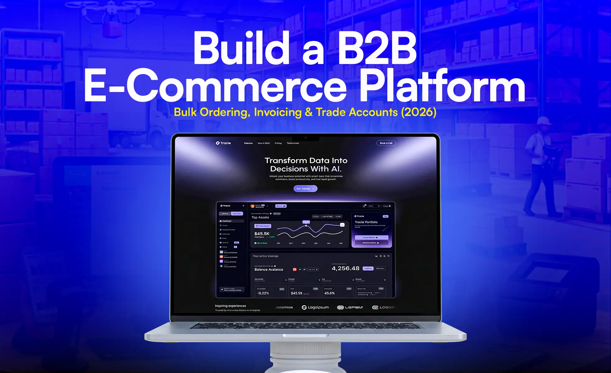 B2B e-commerce platform for bulk ordering invoicing and trade accounts Bangladesh 2026